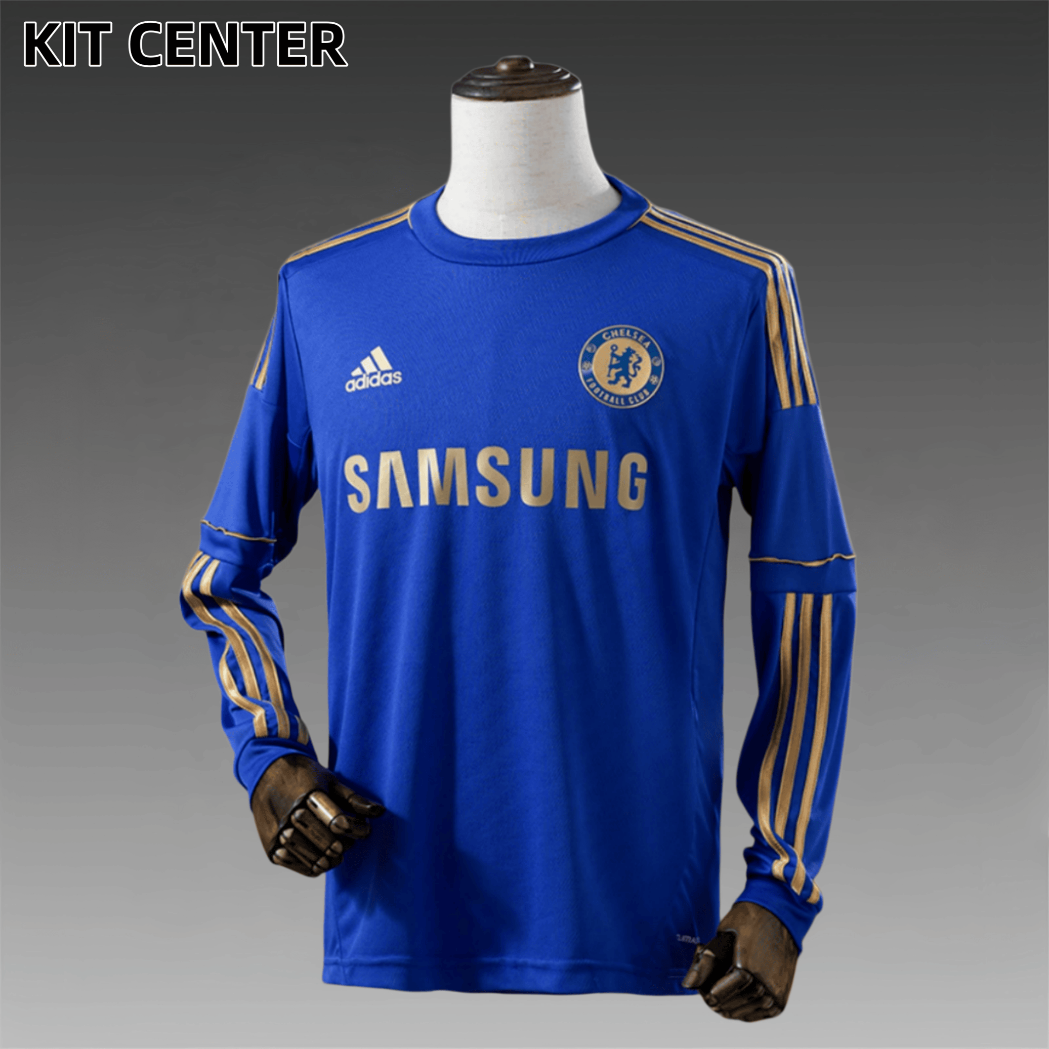 2012/2013 Chelsea Home Long Sleeve Retro Football Shirt (Fans)