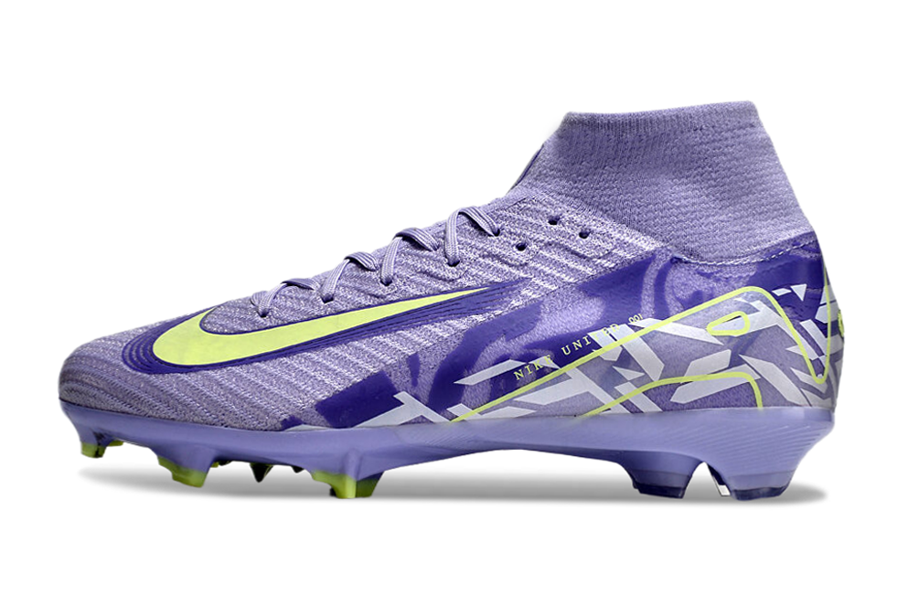 N Air Zoom Mercurial Superfly 10 Elite FG United - Purple Agate/Barely Volt