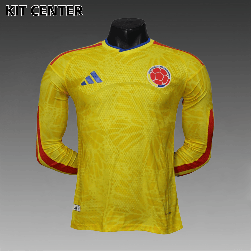 2026 Colombia Home long sleeves Football Shirt (Players)