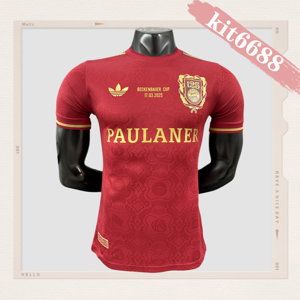 2025/2026 Bayern Munich 125th Beckenbauer Biography Football Jersey (Player Edition)