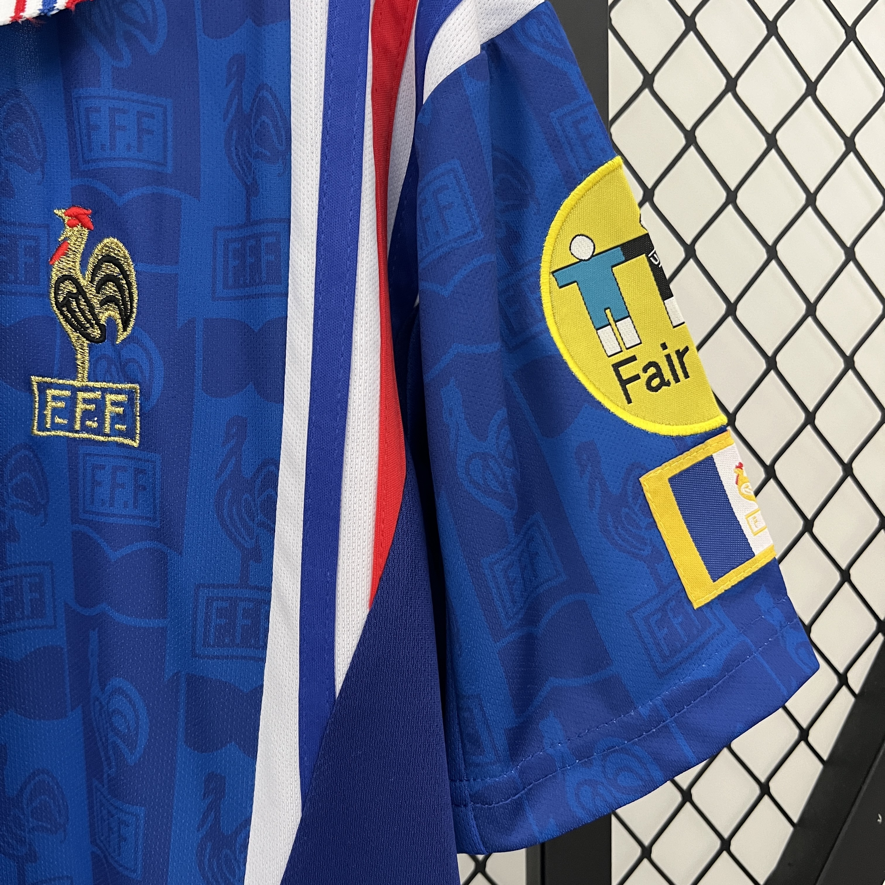 1996 France Home Retro Football Shirt