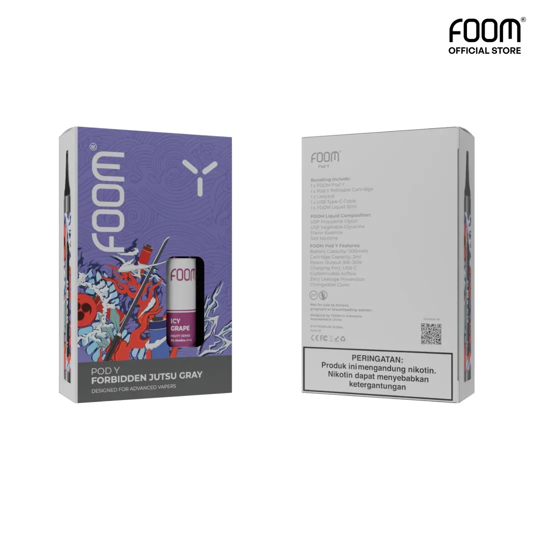 Pod Y Forbidden Jutsu Granite Gray - Icy Grape 15 ml