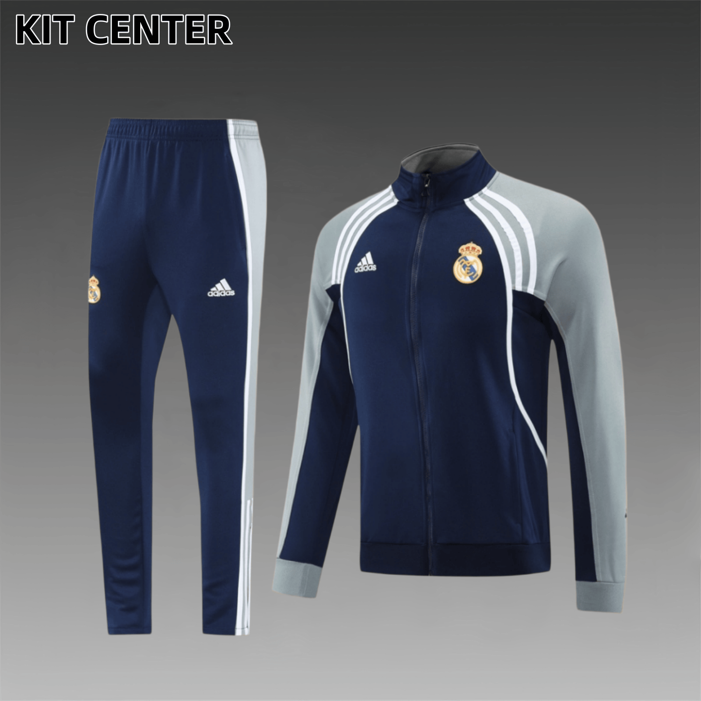 25/26 Real Madrid Full Zipper Training Suit (Adult Set)