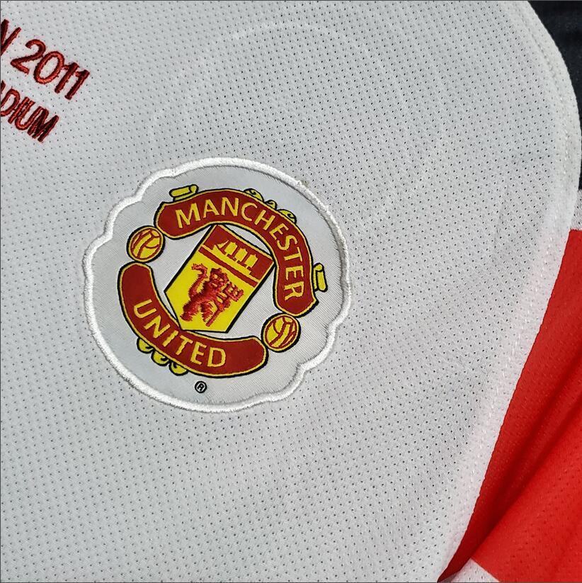 10/11 Manchester United Away Champions League version  retro football jersey