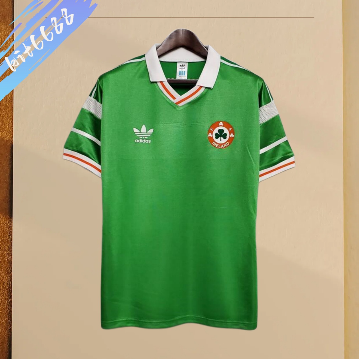 1988 Ireland home Retro Football Shirt