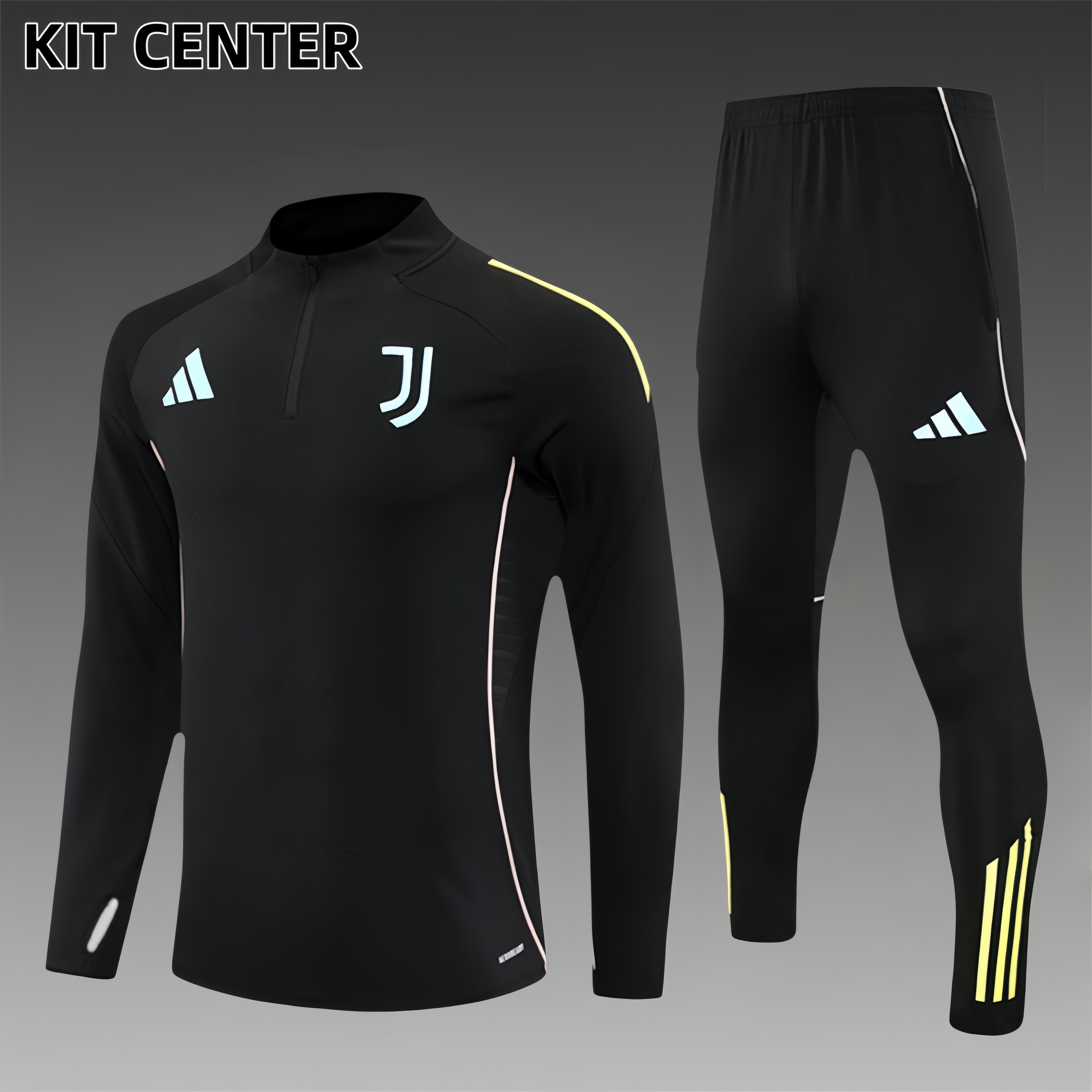2025/2026 Juventus Kids Half Zip Training Clothes (Kids Kit)