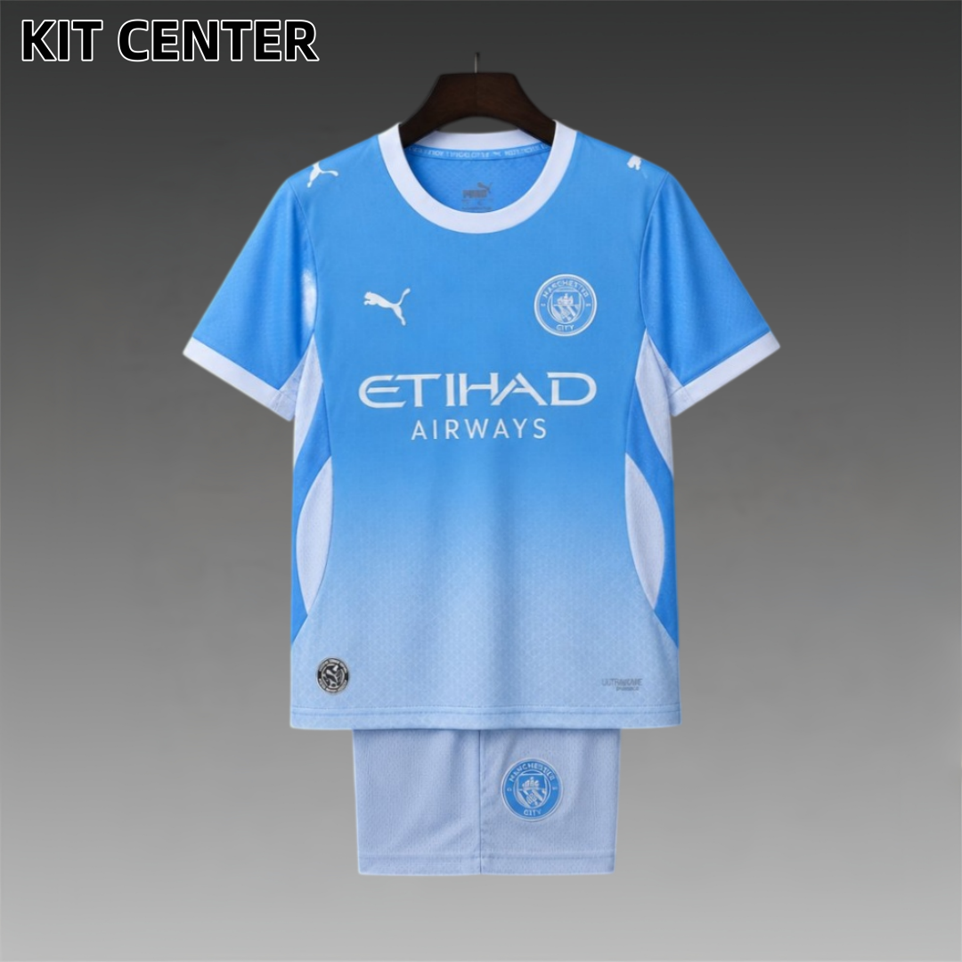 2026/2027 Manchester City Home Football Shirt (Adult Kids Kit socks )