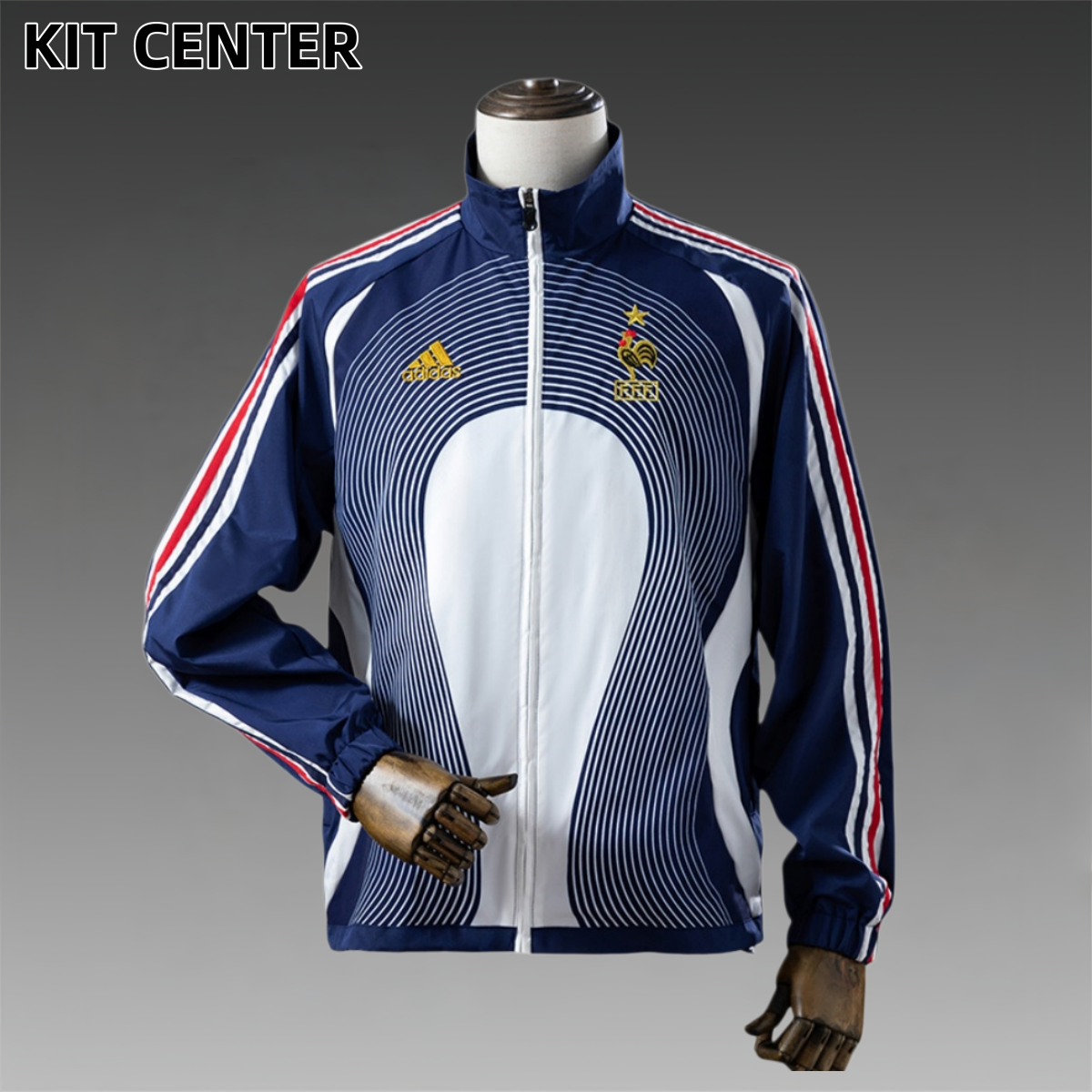 05/06 France Retro Windbreaker -  Blue