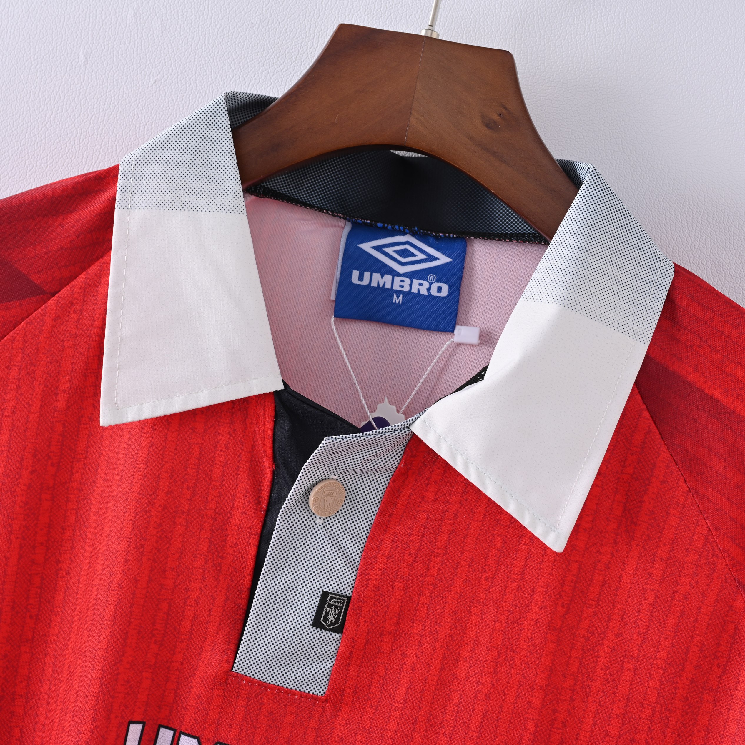 96/97 Manchester United home  retro football shirt