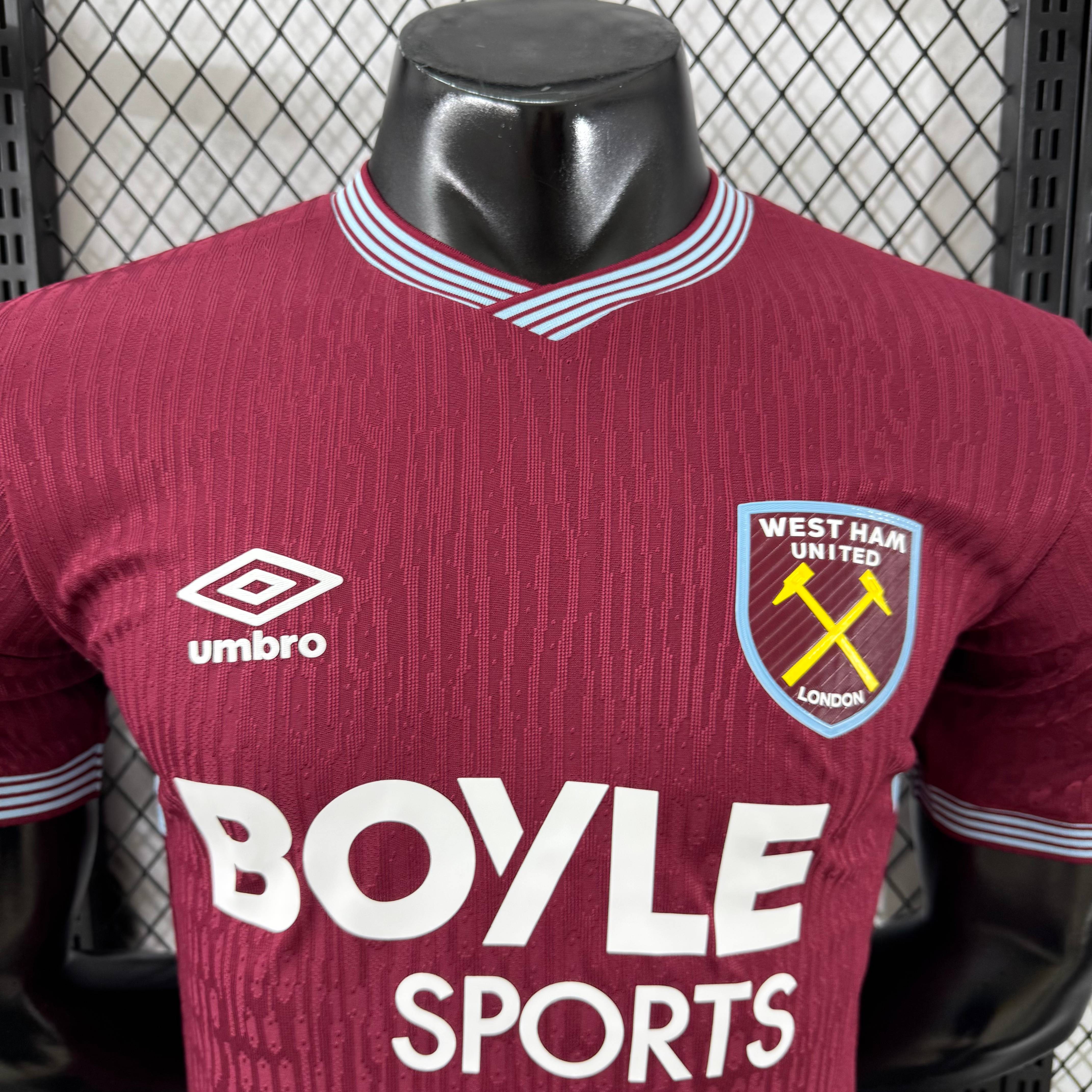 2025/2026 West Ham United Home Football Shirt (Player Edition)