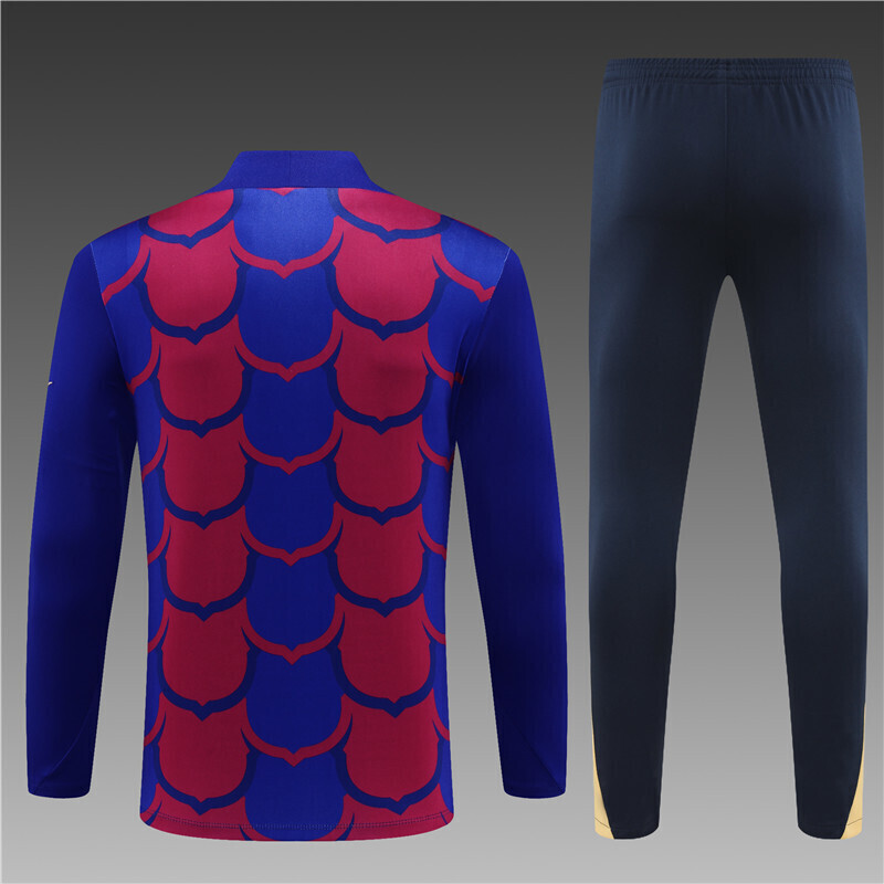 24/25 Barcelona Half Zip TrainingWear (Adult Kids Kit)
