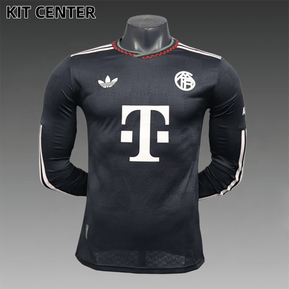 2025/2026 Bayern Munich Third Long Sleeve Football Shirt (Player Edition)