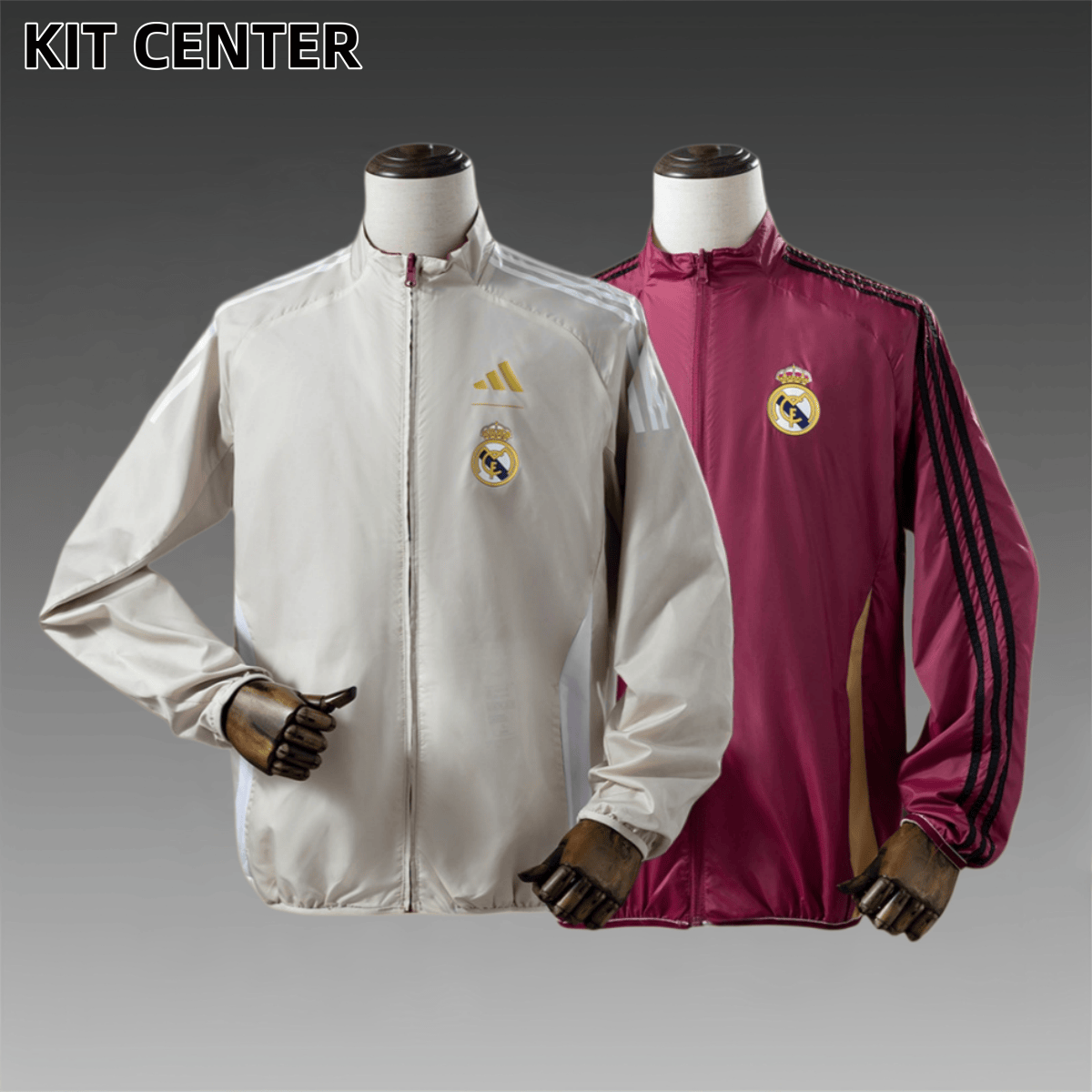 2025/2026 Real Madrid double-sided windbreaker