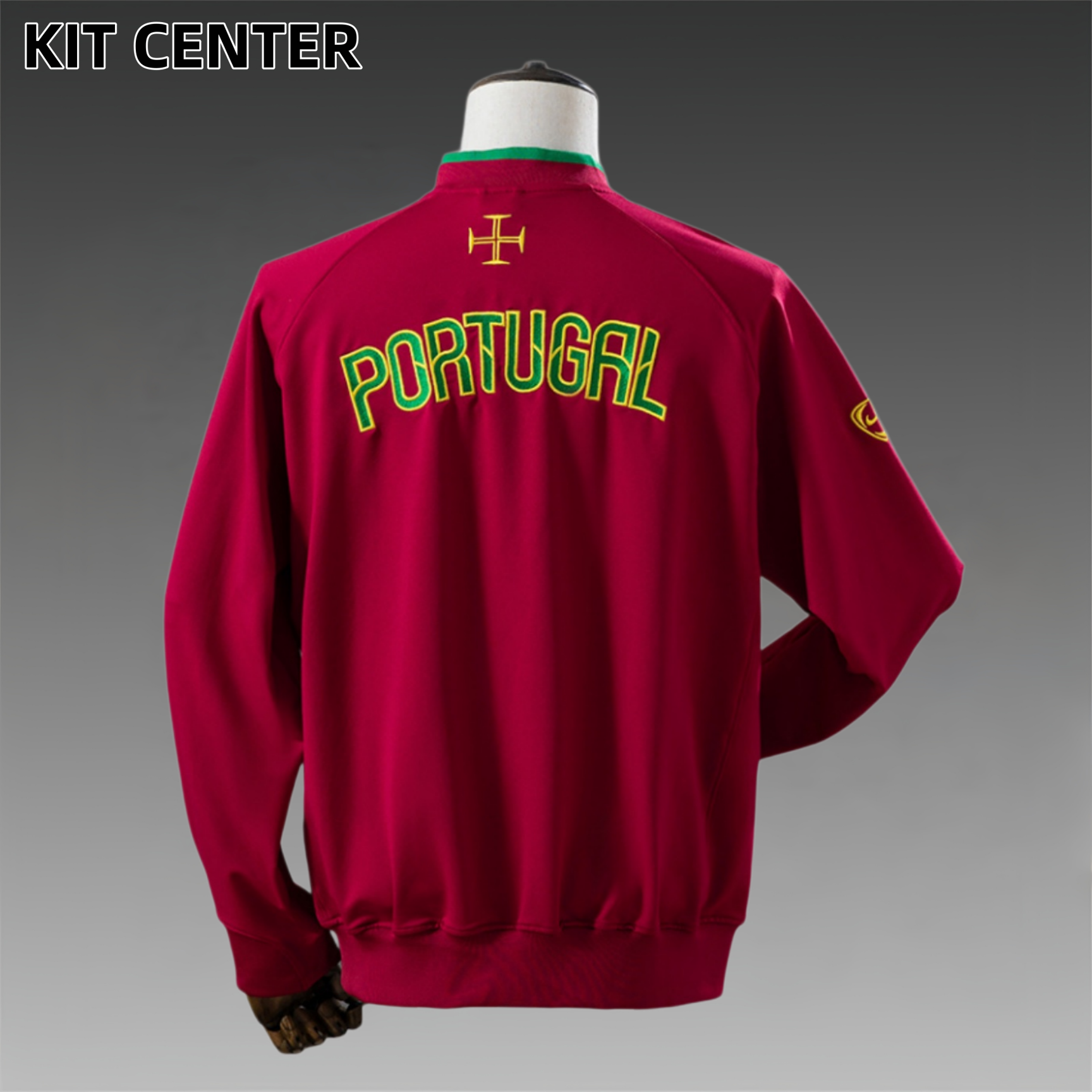 2006 Portugal Retro windbreaker Jacket - Red