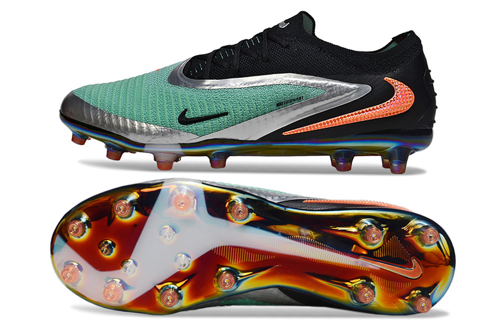 N low-top Phantom GX III double-layer waterproof fish silk fully knitted AG football shoes