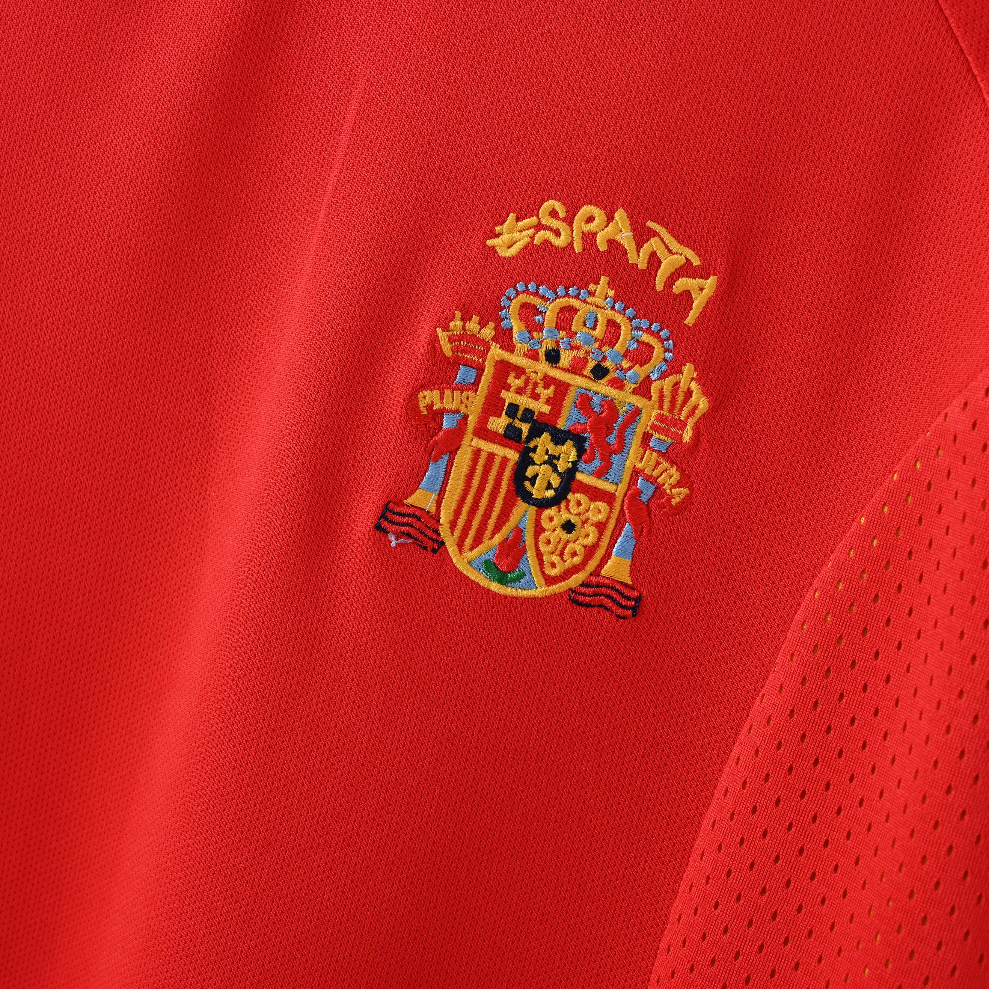 2002 Spain Home Retro Football Shirt