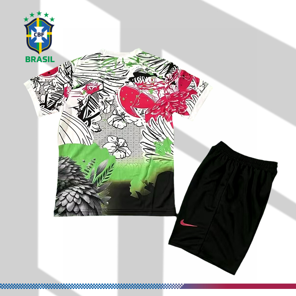 2025/2026 Brazilian Special Edition Football Shirt (Kids Kit socks ）