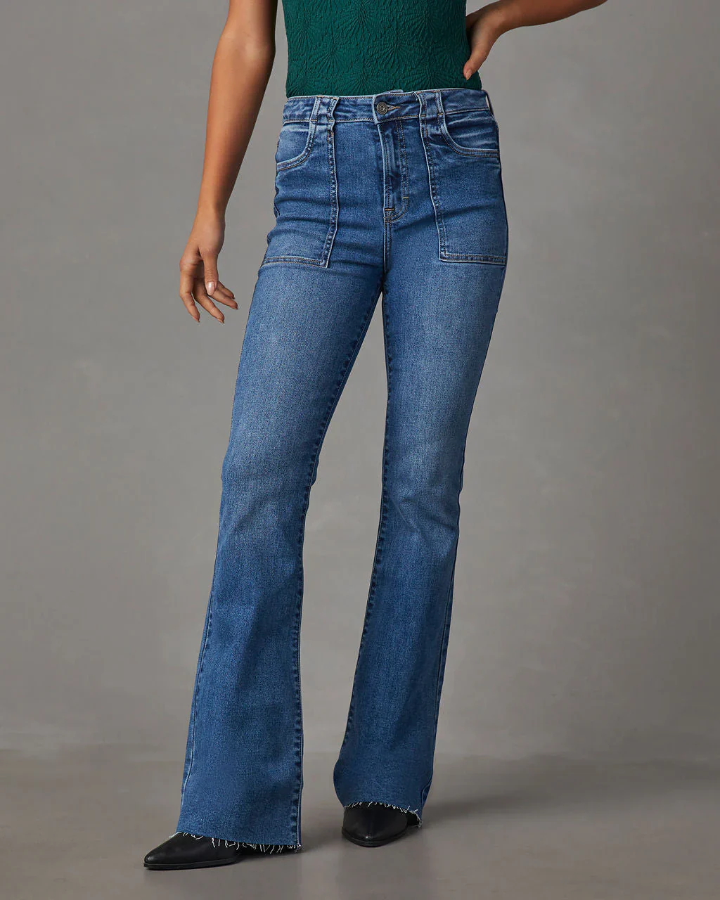 Mulaney High Rise Flare Jeans