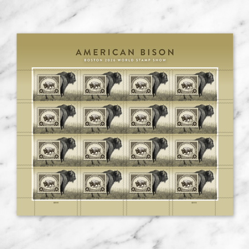 American Bison Stamps