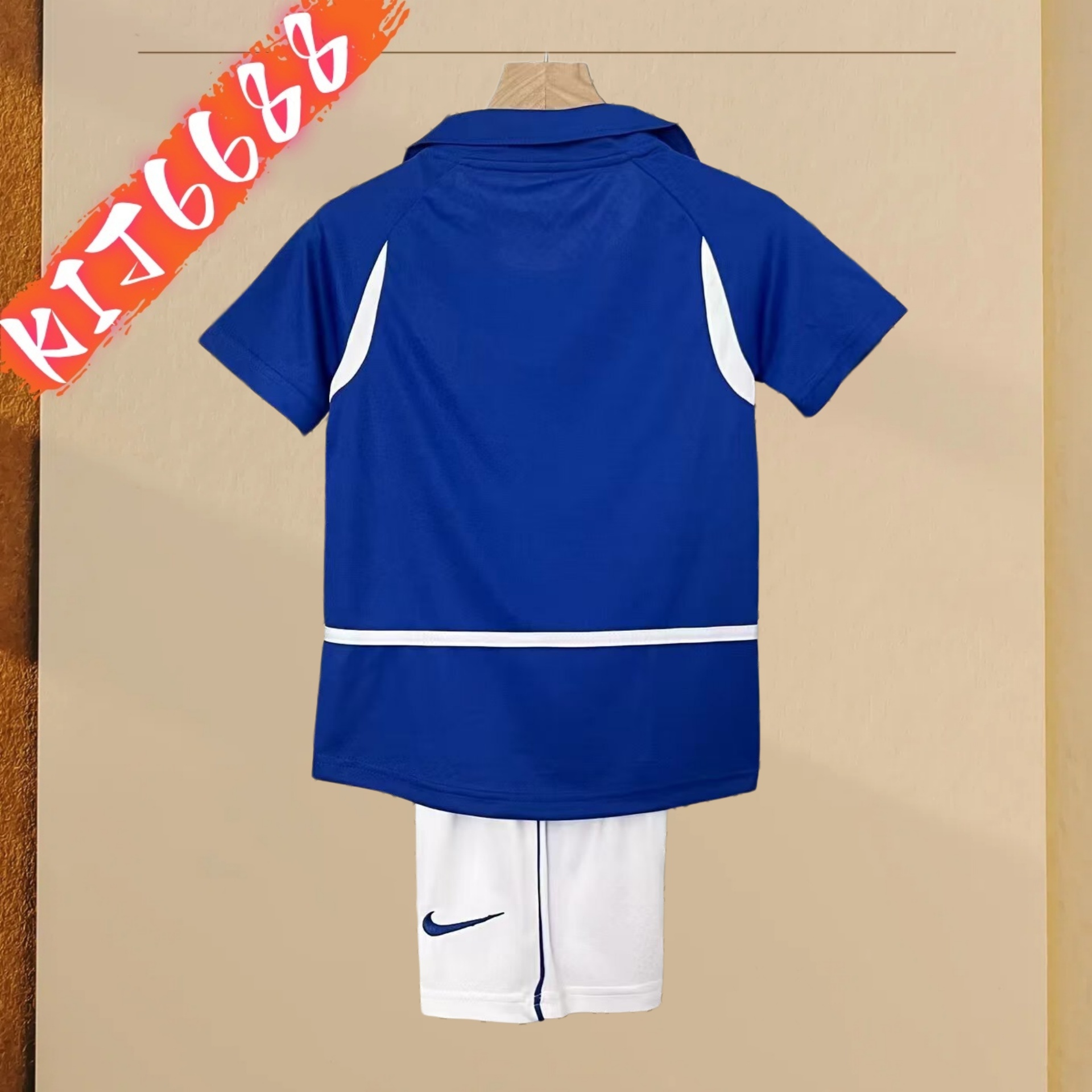 2002 Brazil Away Retro Kids Kit