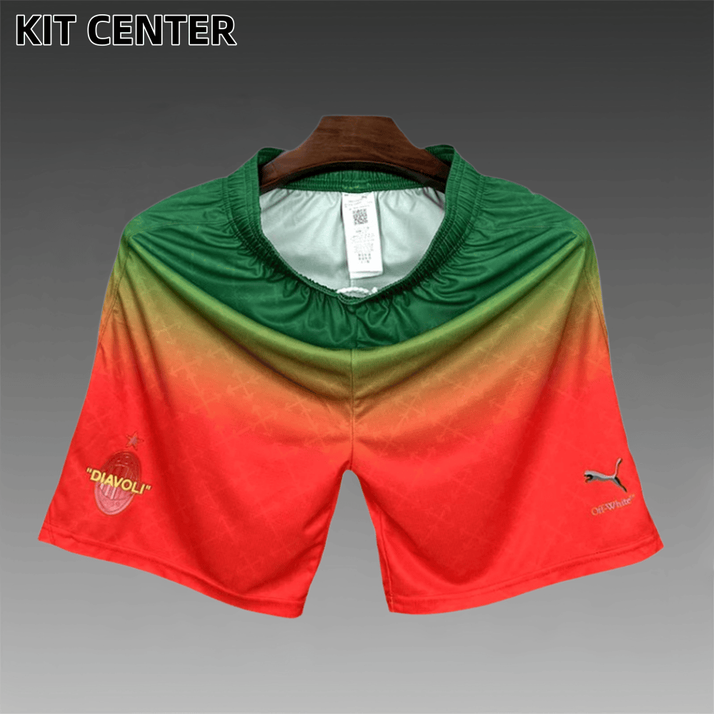 2025/2026 AC Milan Joint Edition Of Red And Green Shorts