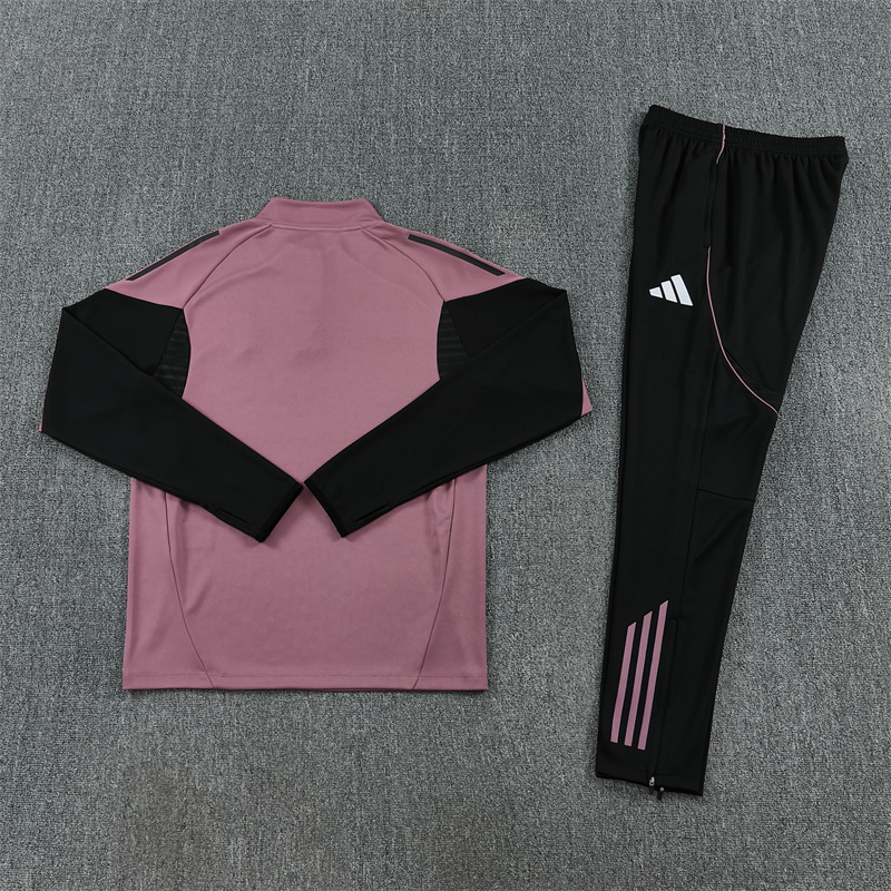 25/26 Real Madrid Purple Half Zip Training Kit (Adult Kids Kit)