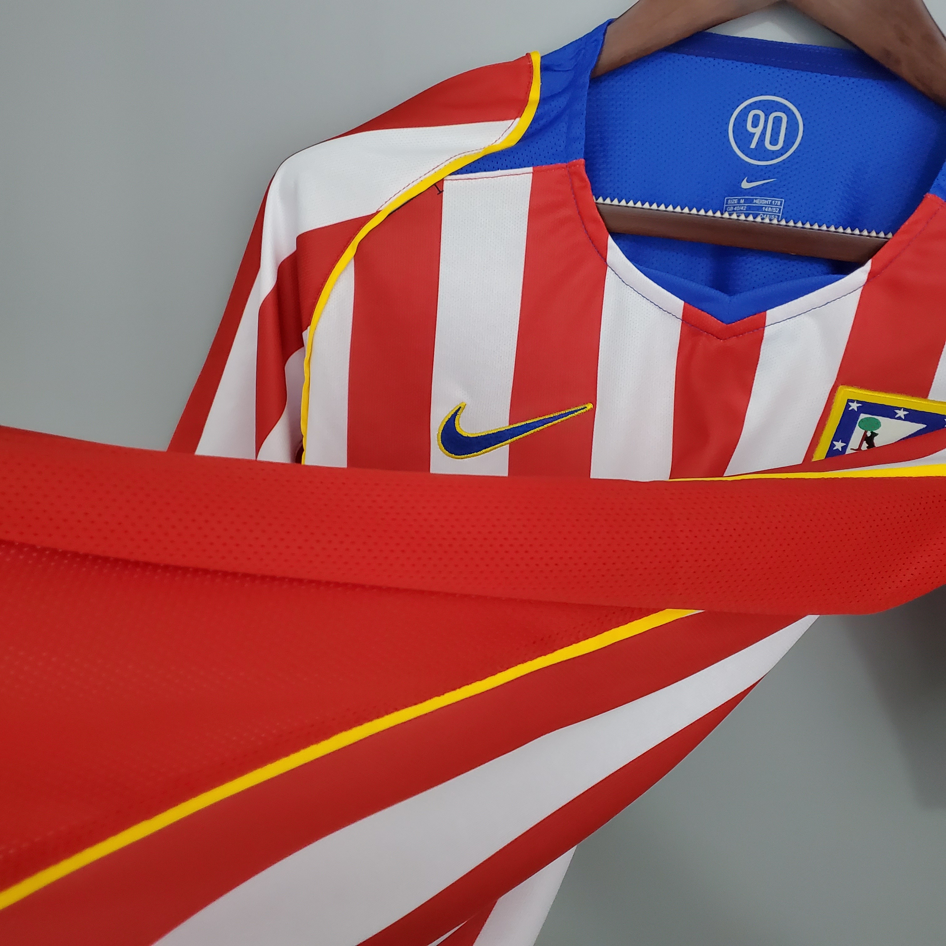 2004/2005 Atletico Madrid Home Retro Football Shirt