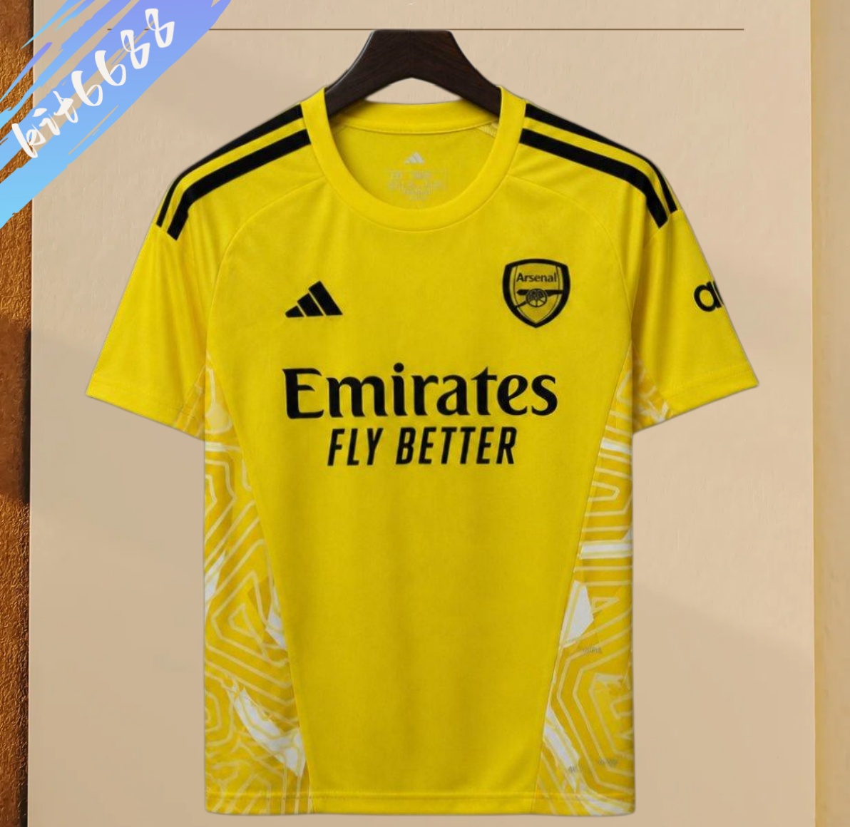 2026/2027 Arsenal Goalkeeper Yellow/White Football Jersey (Fans version)