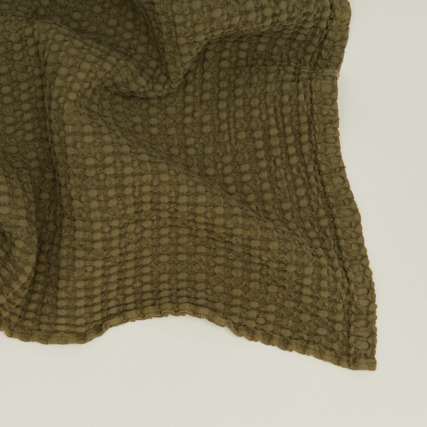 Simple Waffle Towel - Olive