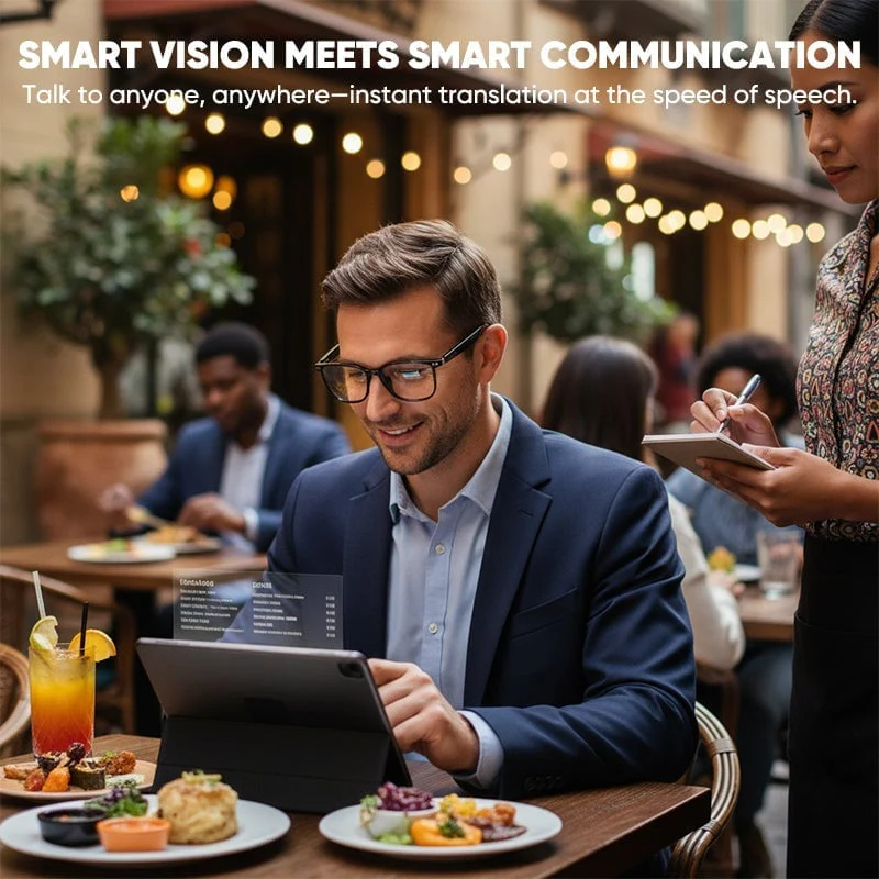 🤖AI Smart Wireless Bluetooth Translation Glasses
