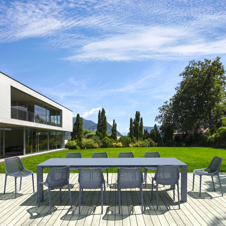 Asuna Rectangular 10 - Person Outdoor Dining Set