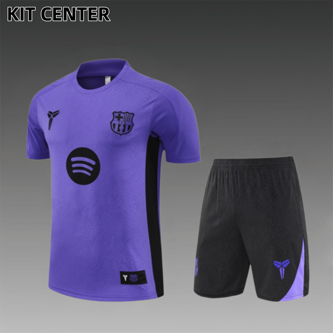 25/26 Barcelona ShortSleeve TrainingWear (Adult Kids Kit)