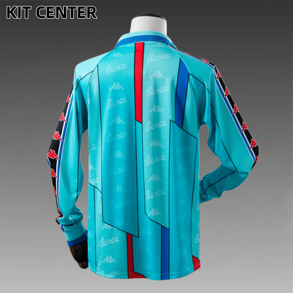 95/97 Barcelona  Away long sleeves Retro Football Shirt