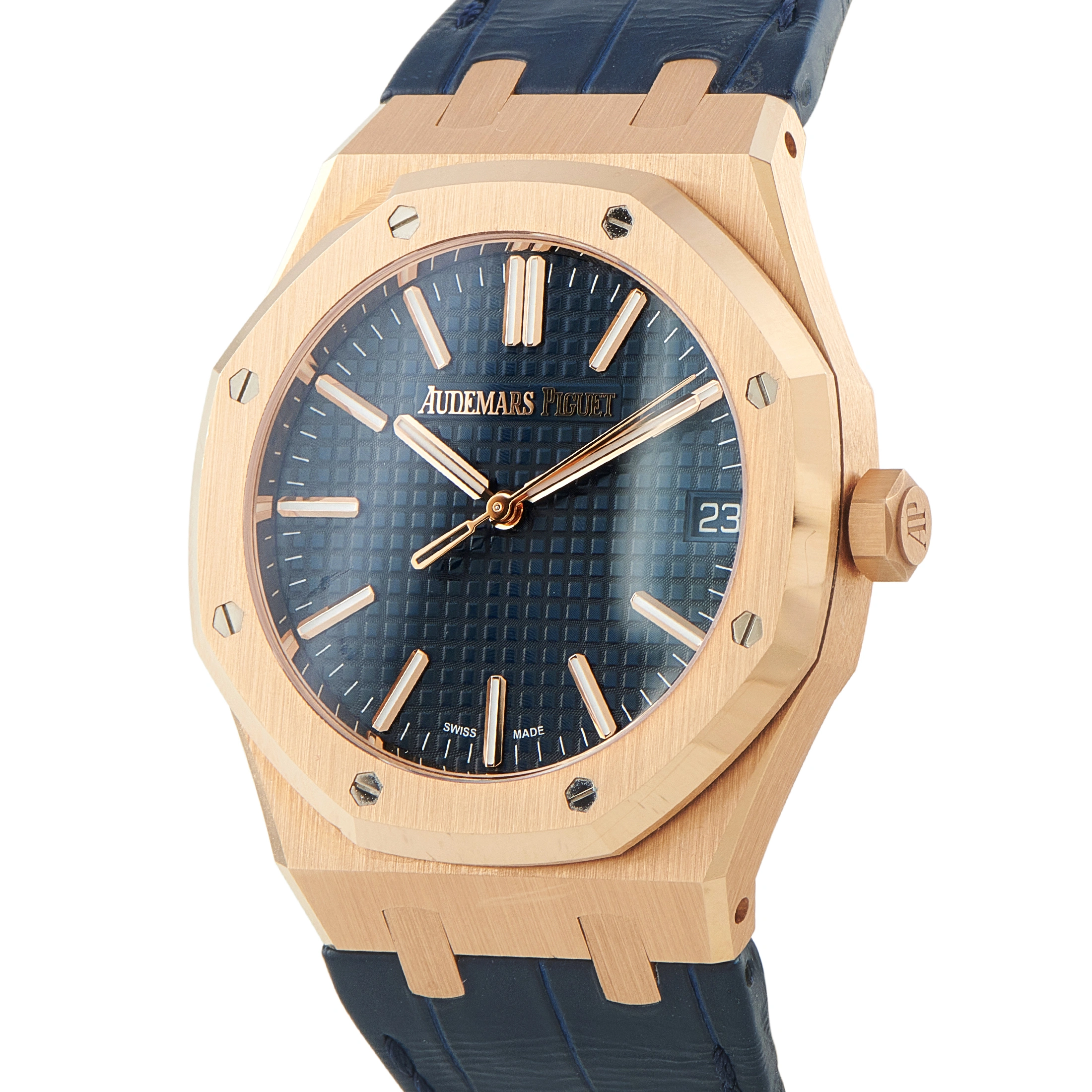 Audemars PiguetRoyal Oak 41 Bleu Nuit Nuage 50 Rose Gold Watch 15510OR.OO.D315CR.02