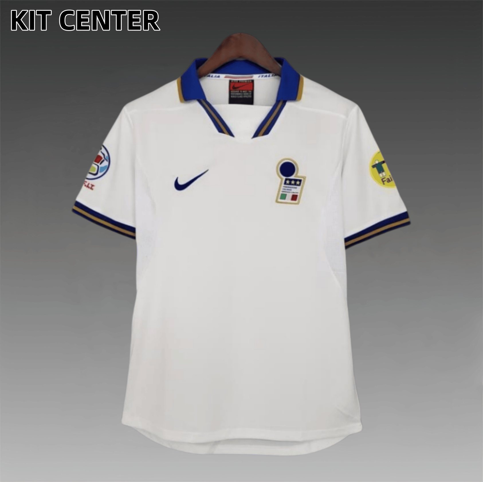 1996 Italy Away Retro Football Shirt