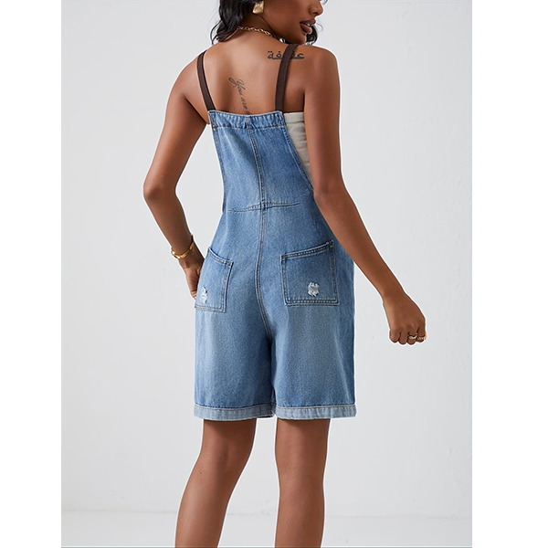 DENIM PLAYSUIT