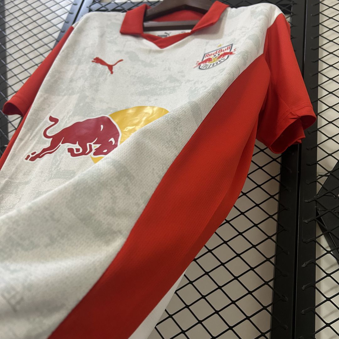 2025/2026 RB Leipzig Red and White Football Shirt (Player Edition)