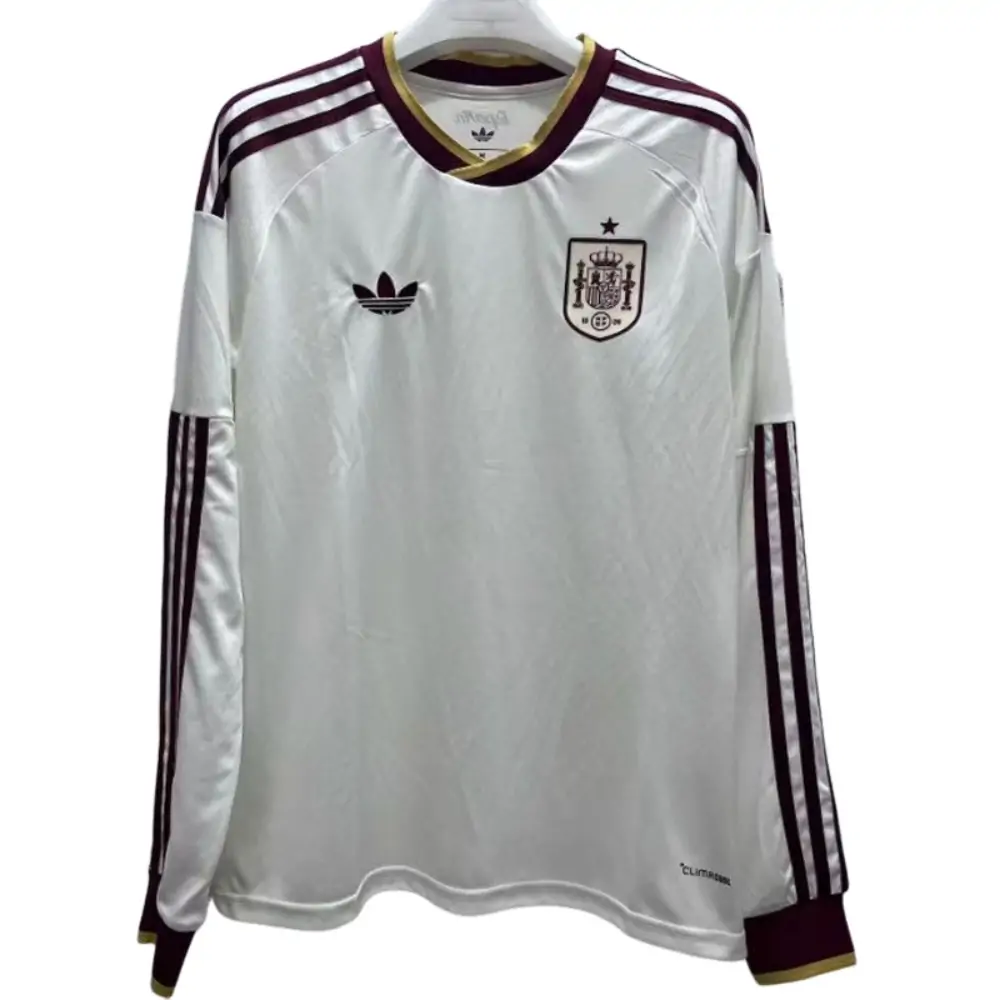 2026 World Cup Spain Away Long Sleeve Jersey - Fans Edition