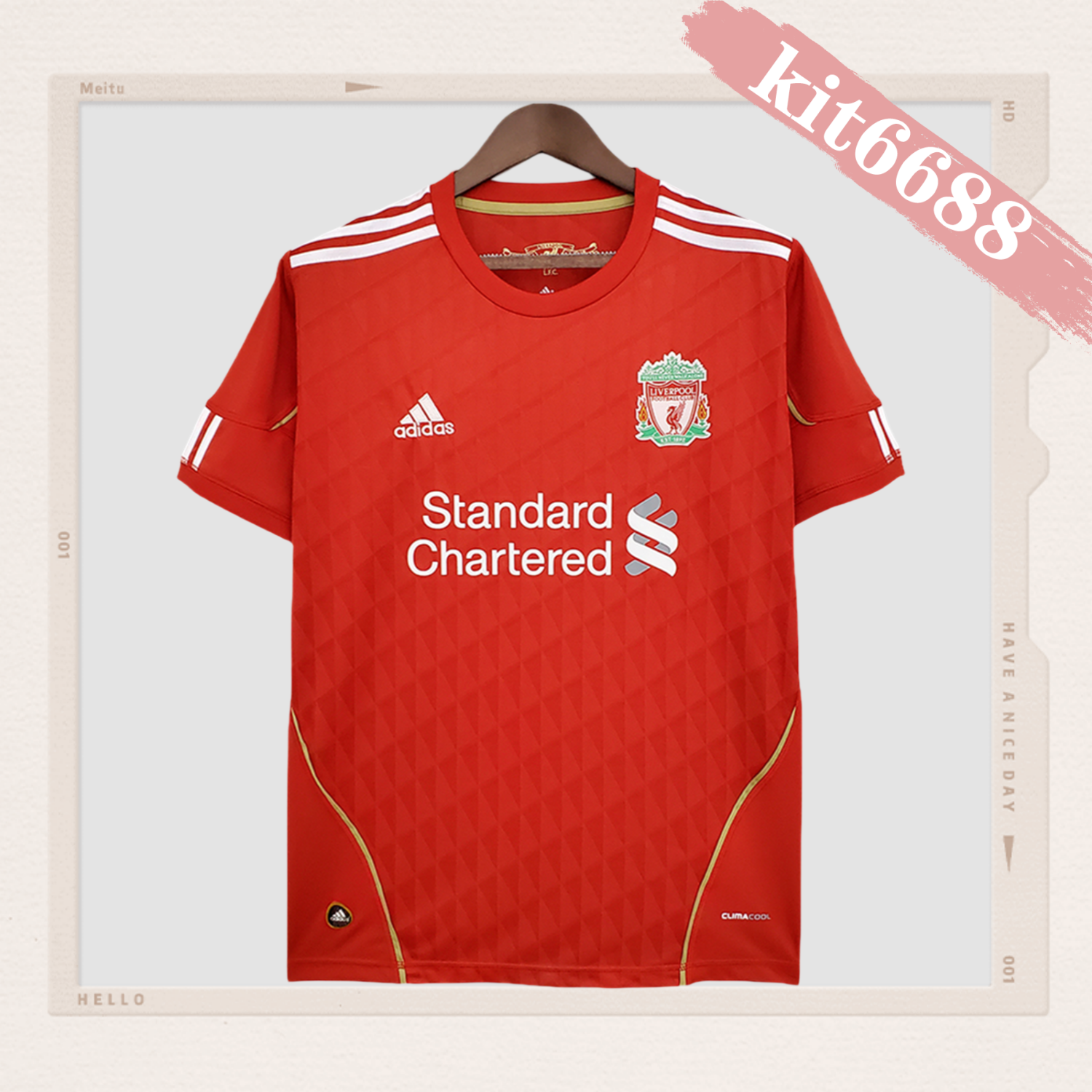 2010/2011 Liverpool Retro Home Football Shirt