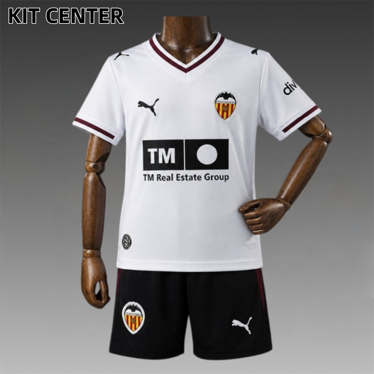 2026/2027 Valencia Home Football Shirt ( Kids Kit socks）