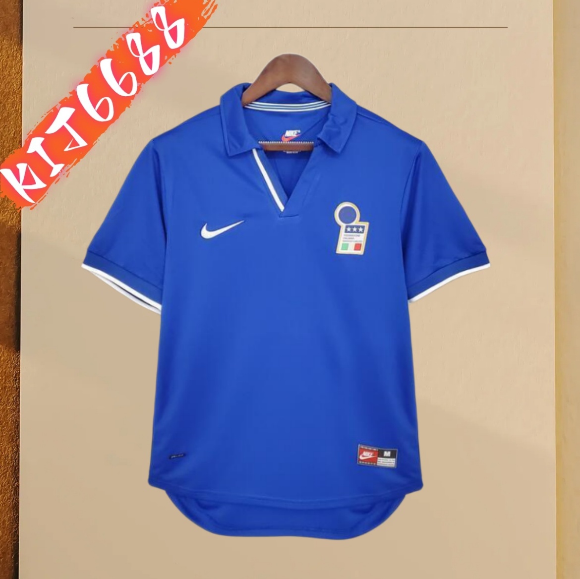 1998 Italy home  Retro Football Shirt
