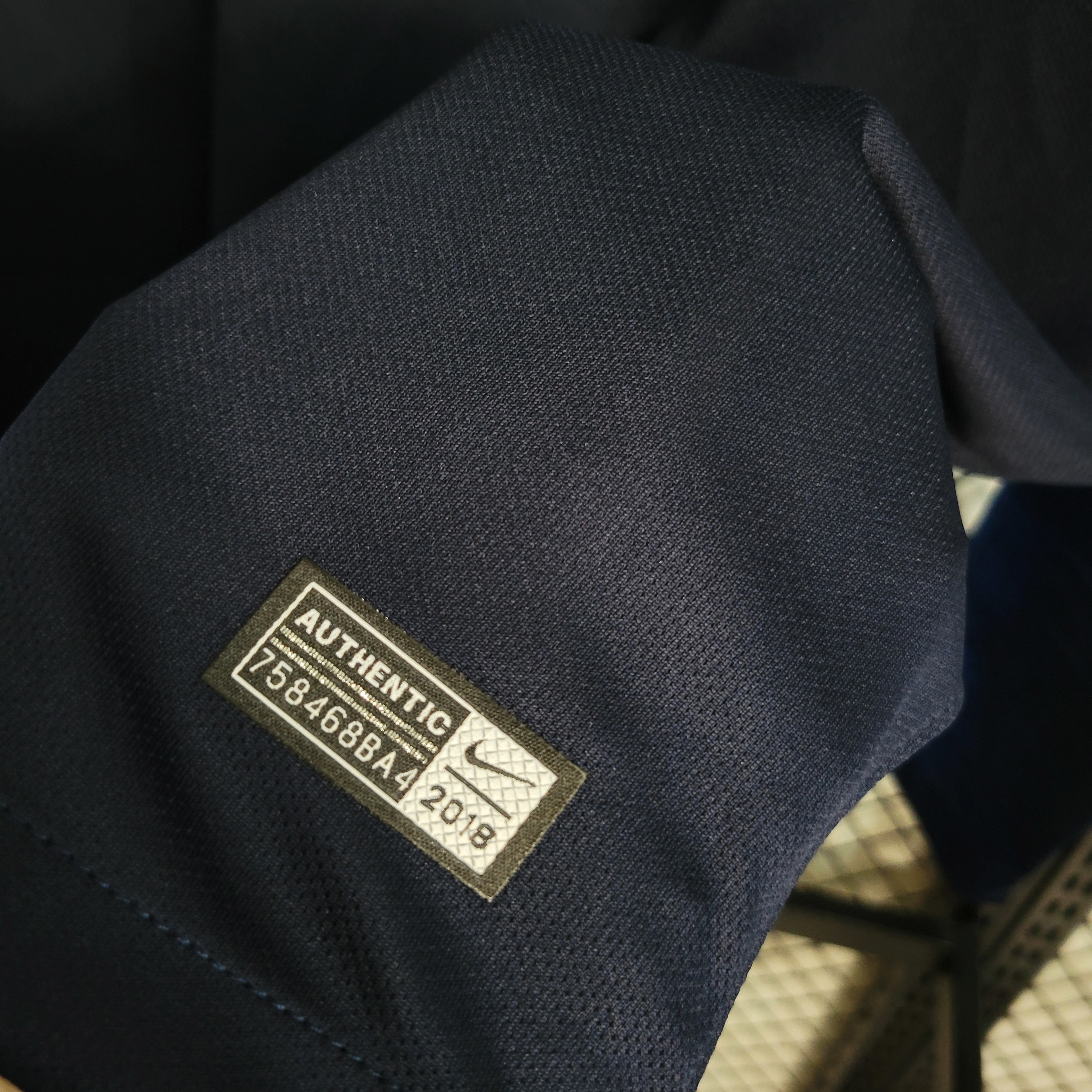 2018 France home  Retro Long  Football Shirt