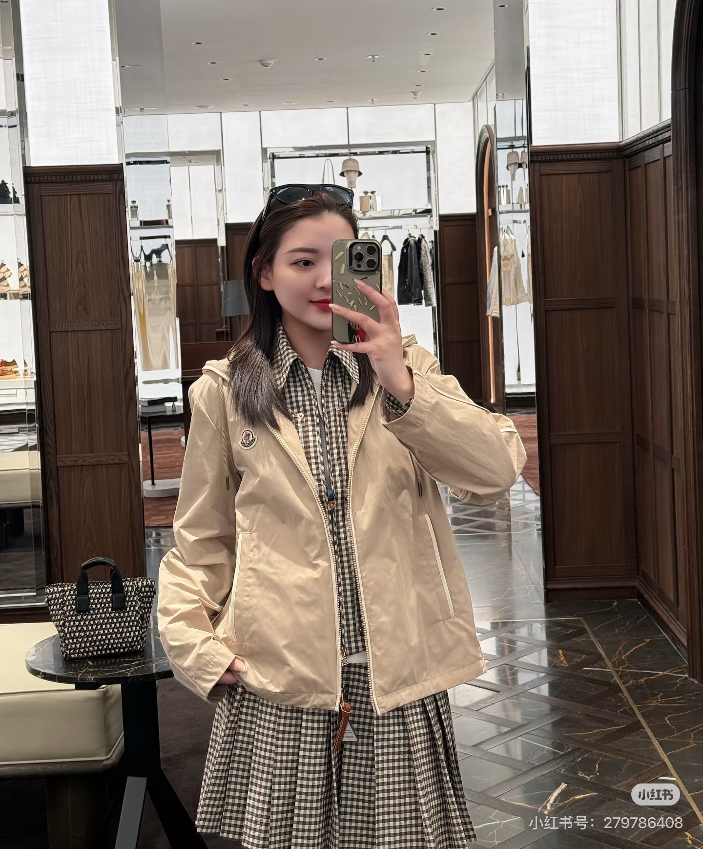 Moncler 2026 Autumn Winter Women's Jackets Polyester Hooded Tassel Zipper Casual Slim Woman's Coats MKDFWJ26008