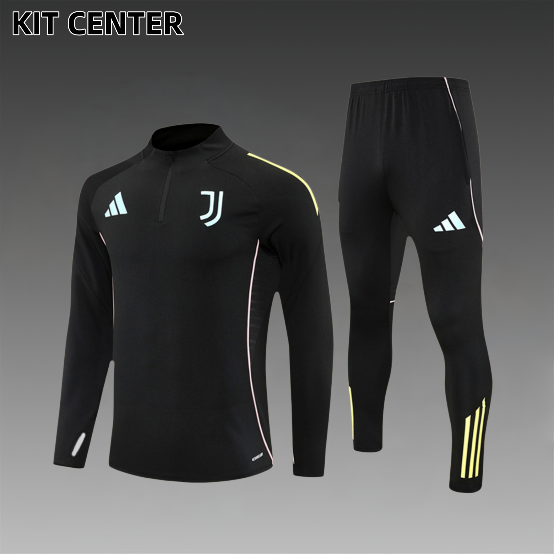 2025/2026 Juventus Kids Half Zip Training Clothes (Kids Kit)