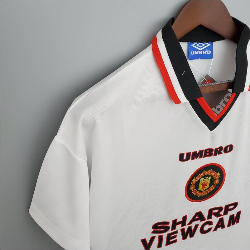96/97 Manchester United Away retro football jersey