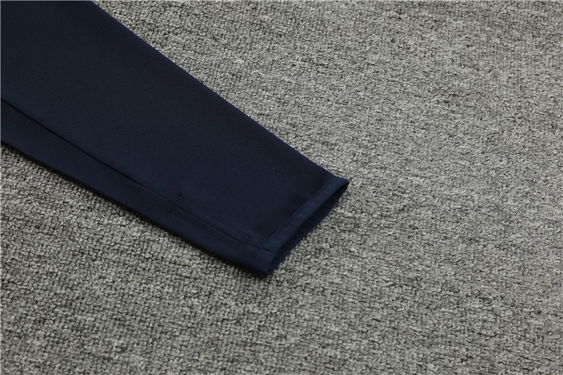 2024/2025 Real Madrid Blue Adult Half Zip Training Kit (Adult Kit)