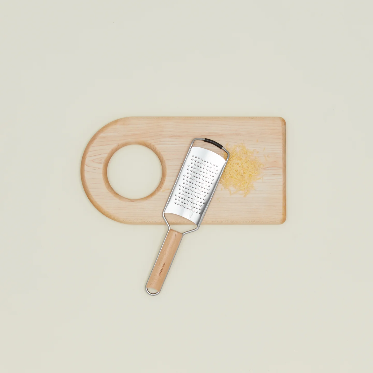 Metal + Wood Cheese Grater