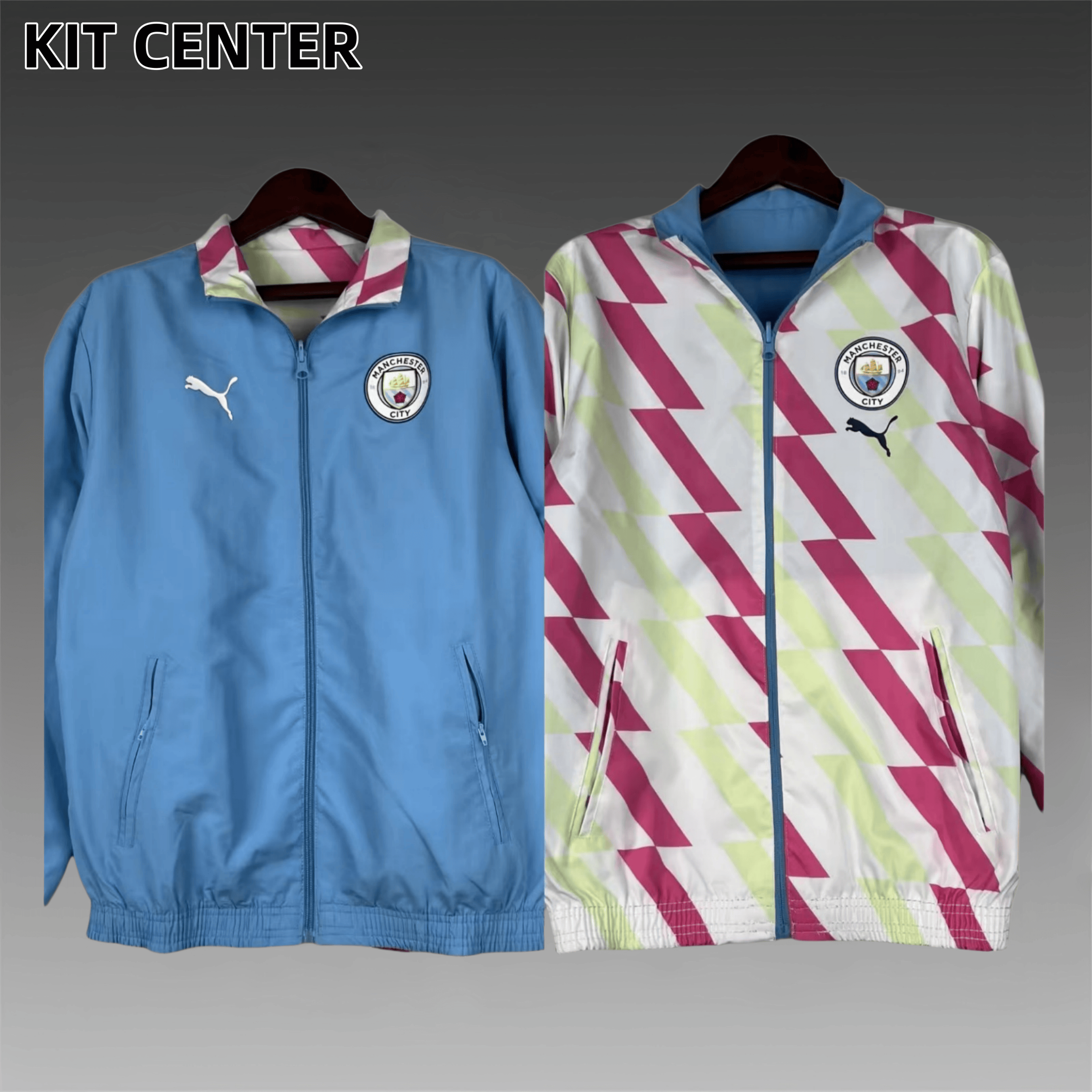 2025/2026 Manchester City double-sided Football Shirts Windbreaker