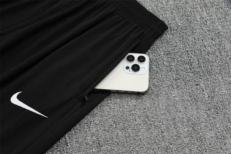 25/26 Brazil black Half Zip Training Kit (Adult Kids Kit)