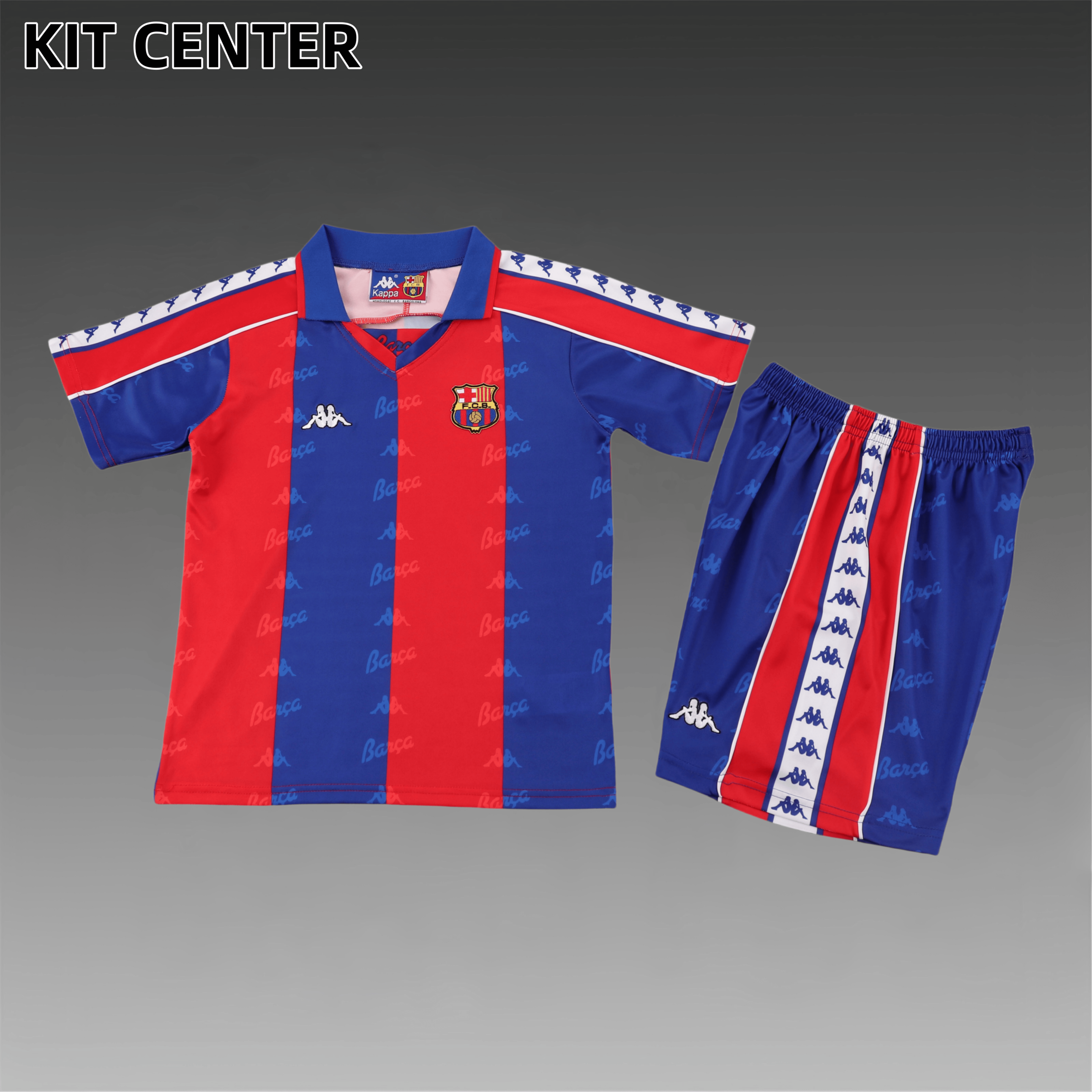 1992/1995 Barcelona home Retro Football Shirt (Kids Kit)
